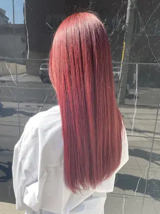 ロング エフェクトブリーチ/ 長木雄飛のヘアスタイル