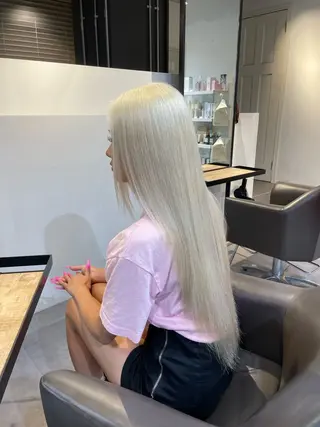 カラー ikiRu ﾊｲﾄｰﾝ/渋谷のヘアスタイル