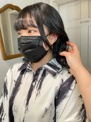 ミディアム カラー ナチュラル透明感🌱 小山美樹子のヘアスタイル