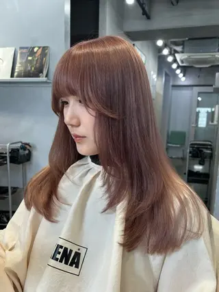 ミディアム MIYU💋💖 〈XENA渋谷本店〉のヘアスタイル