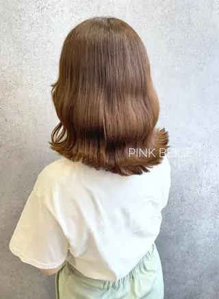 セミロング カラー clomus所属・YUKA 🍒ツヤ髪改善のヘアスタイル