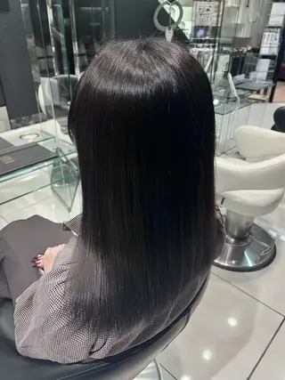 カラー 松原 梨華のヘアスタイル