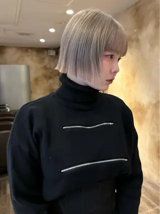 ミディアム カラー lot所属・大阪/心斎橋 lot mikuのヘアスタイル