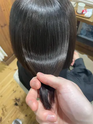 ミディアム パーマ TJ天気予報 近藤 仁也のヘアスタイル