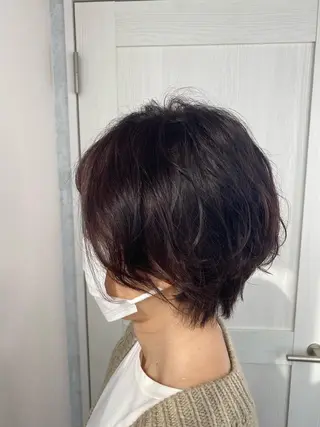 ショート パーマ 脇田 克巳のヘアスタイル