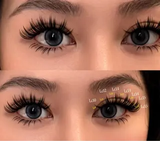 マツエク・マツパ 池袋💖 チルザルトサロンのマツエク・マツパデザイン