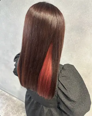 ロング カラー 唐澤 千尋のヘアスタイル