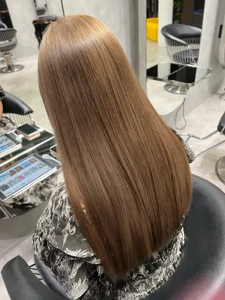 セミロング カラー CITY所属・後藤啓太 レイヤー ハイトーンのヘアスタイル