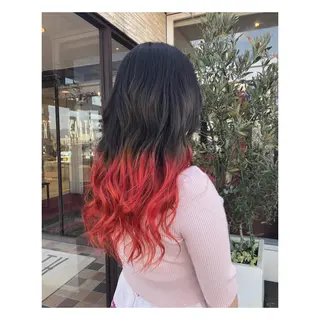 ロング カラー EARTH長岡店🩵 石原莉穂のヘアスタイル