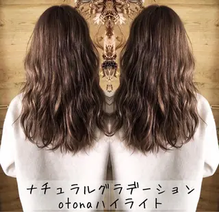 セミロング テトネ タカシのヘアスタイル