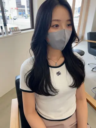 ロング vince. moekoのヘアスタイル