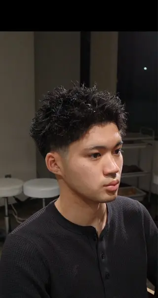 パーマ メンズ メンズパーマ 特化/中川拓也のヘアスタイル