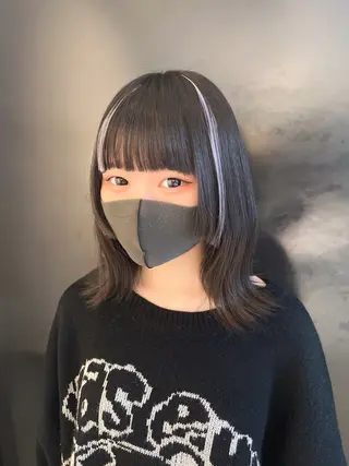 ミディアム カラー 【髪質再整&黄砂除去 カラー】⚜️ぐっちのヘアスタイル