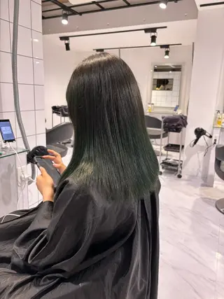 ミディアム カラー 表参道♡暗髪^ྀི 艶カラー♡アユミのヘアスタイル