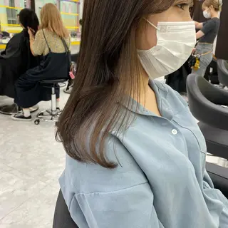 セミロング カラー ヘアアレンジ GOTODAY shair salon 横浜mare店所属・透明感抜群カラー mai🍑♡のヘアスタイル