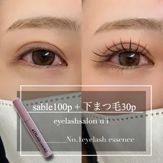 マツエク・マツパ Eyelash salon u'iのマツエク・マツパデザイン