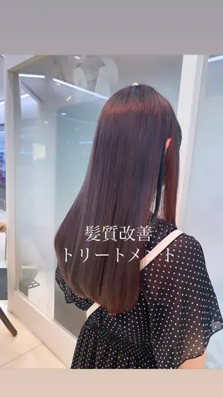 ロング カラー 似合わせカラー/艶 髪質改善/ヨシザキのヘアスタイル