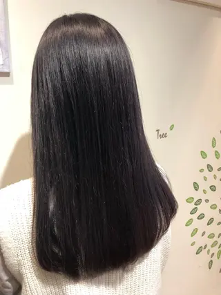 ロング カラー 青野 文香のヘアスタイル