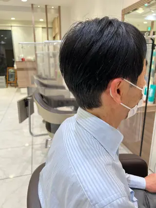 メンズ 顔周り/韓国レイヤー junkaのヘアスタイル