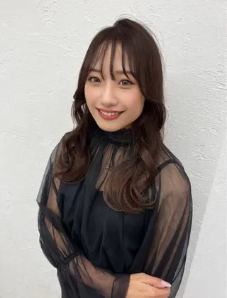 ロング ORO 池田店 松永歩莉のヘアスタイル