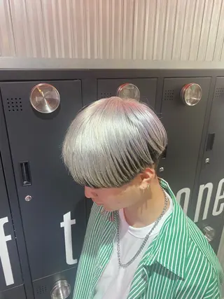 ミディアム カラー メンズ 🔥メンズパーマ特化 🔥店長中村雄樹のヘアスタイル