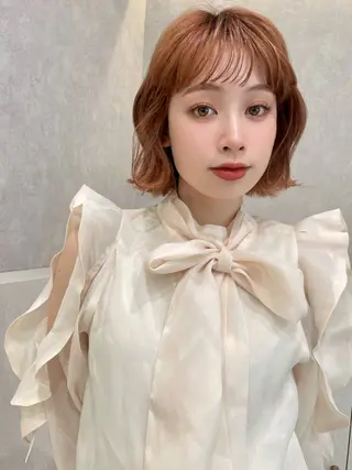 ショート ショート/ボブ/ 白髪ぼかし/しんやのヘアスタイル