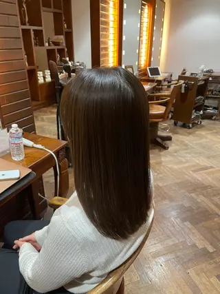 ミディアム stylist YUTOのヘアスタイル