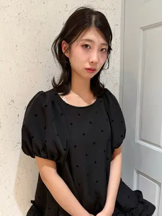 ミディアム カラー mai / linoah˚✧のヘアスタイル