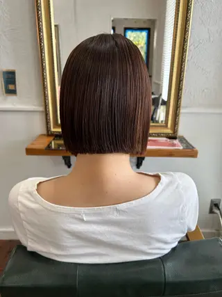 ショート カラー 江原 彩華のヘアスタイル
