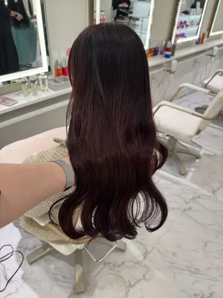 ロング カラー ParveMix🍀 藤原愛未のヘアスタイル