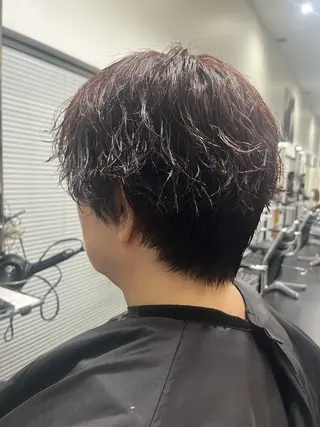 ショート パーマ パーマ/縮毛矯正 揚村武斗のヘアスタイル