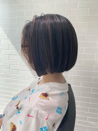 ショート とびまつ /ショート/脱白髪染のヘアスタイル