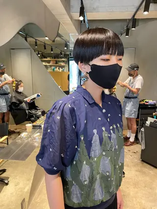 ショート hemm,hemm.所属・ショート・ボブ MIKUのヘアスタイル