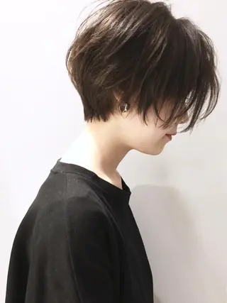 ショート カラー パーマ Memories水天宮前所属・花渕 俊彦のヘアスタイル