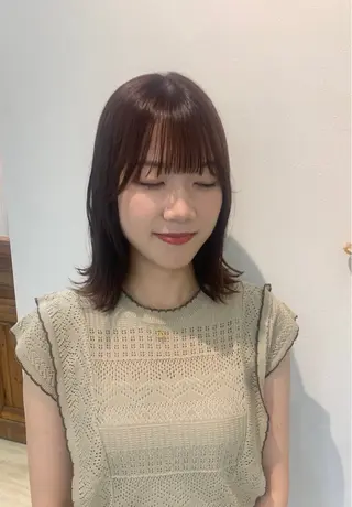 ミディアム 竹村 恵功代のヘアスタイル