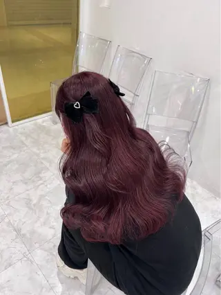 カラー akari🎀🤍 ガーリーstyleのヘアスタイル