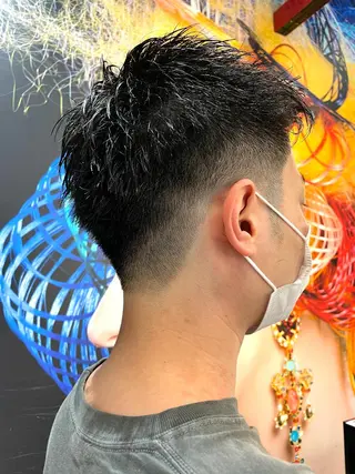 ショート メンズ メンズヘア特化 崎田 成人のヘアスタイル