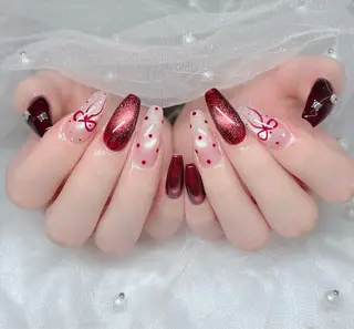 ネイル 🎀PG🩵 ネイルサロンのネイルデザイン