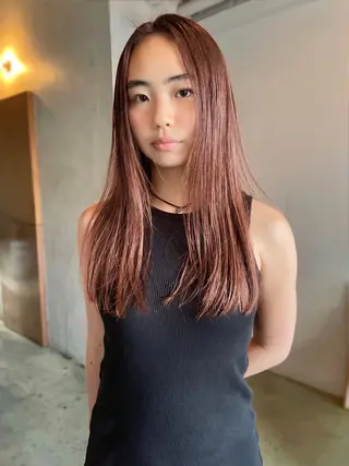 ロング カラー 森田 博樹のヘアスタイル