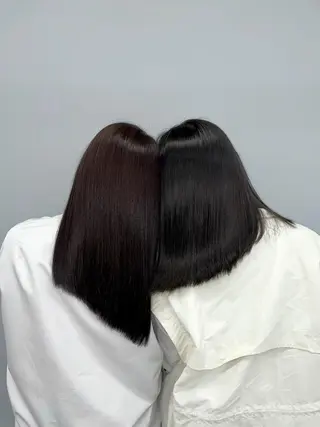 菜々🫧新宿 透明感ケアブリーチのヘアスタイル