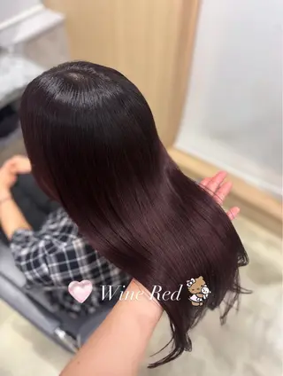 カラー Euphoria銀座店所属・Wカラー/縮毛矯正 🎀𝐒𝐀𝐊𝐈のヘアスタイル