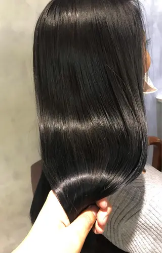 ロング カラー サイエンスアクア/艶 髪/レイヤー/清水のヘアスタイル