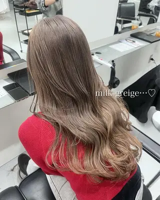 カラー ベージュカラー/ 新潟/万代/なお🎀のヘアスタイル