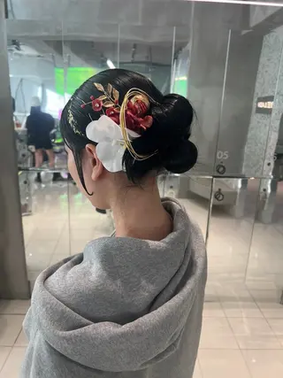 ヘアアレンジ アレンジ/ブラウン カラー HARU🕯のヘアスタイル