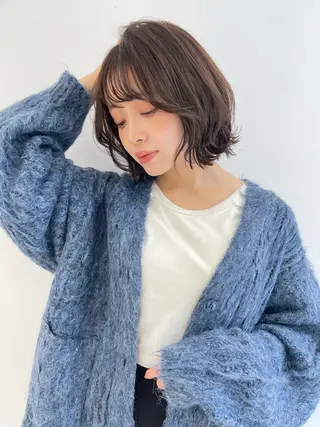 ショート 👩🏽‍🦱✨ボブ /パーマ/layerのヘアスタイル