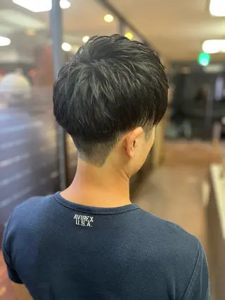 ミディアム ヘアアレンジ メンズ プレミアムバーバー新宿店所属・⚡️メンズ特化⚡️ 倉林 隼大のヘアスタイル