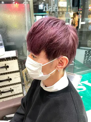 ショート カラー メンズ 髪質改善・縮毛矯正 Taijuのヘアスタイル