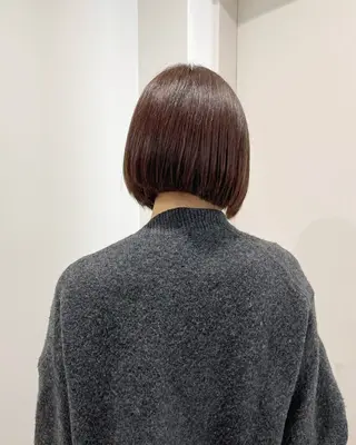ショート モテヘア/グレージュ /ボブ/前原汐🎐のヘアスタイル