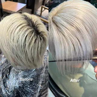 ショート カラー メンズ daiki 原宿のヘアスタイル