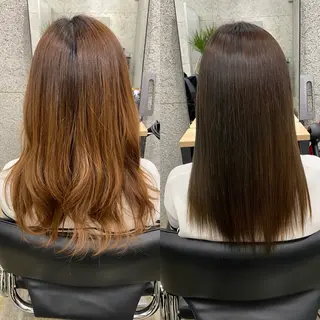 ロング WERULE pivot cross店所属・髪質改善/岡﨑 亮のヘアスタイル